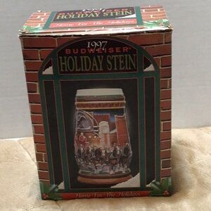 Budweiser Stein “Home for the Holidays” 1997